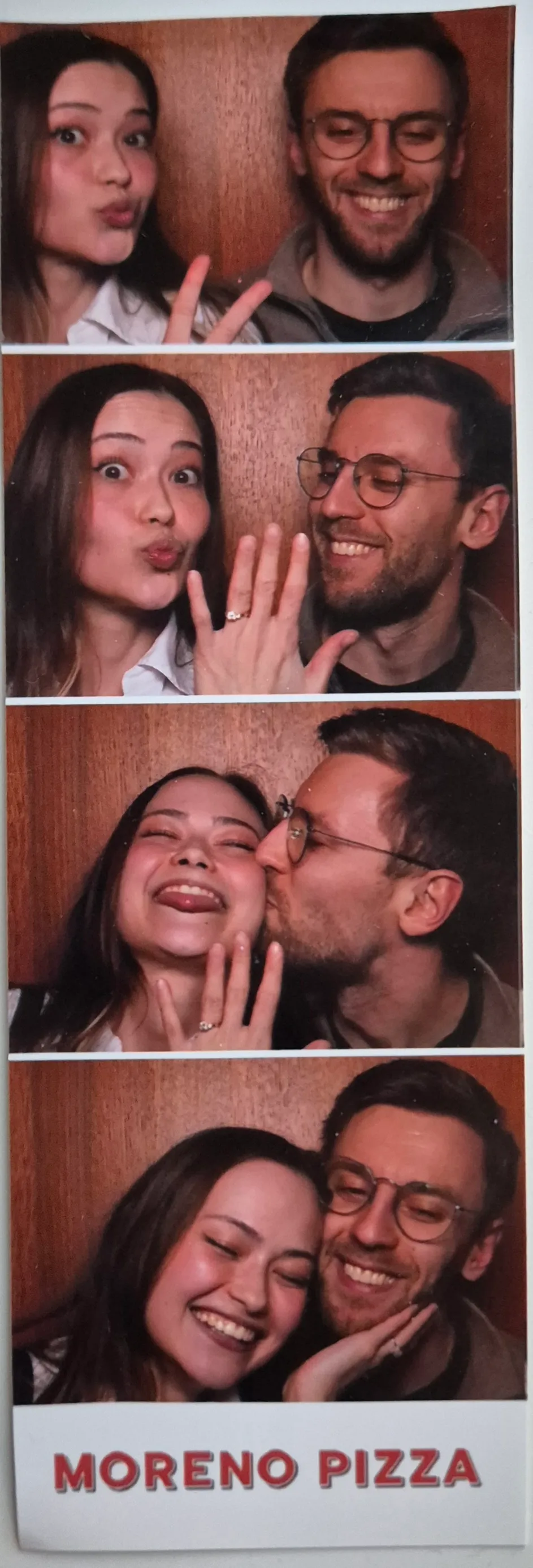 Dan and Nina in the photo booth
